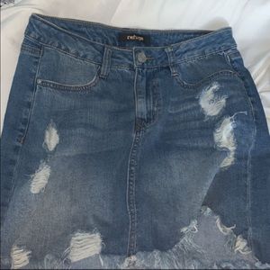 jean skirt